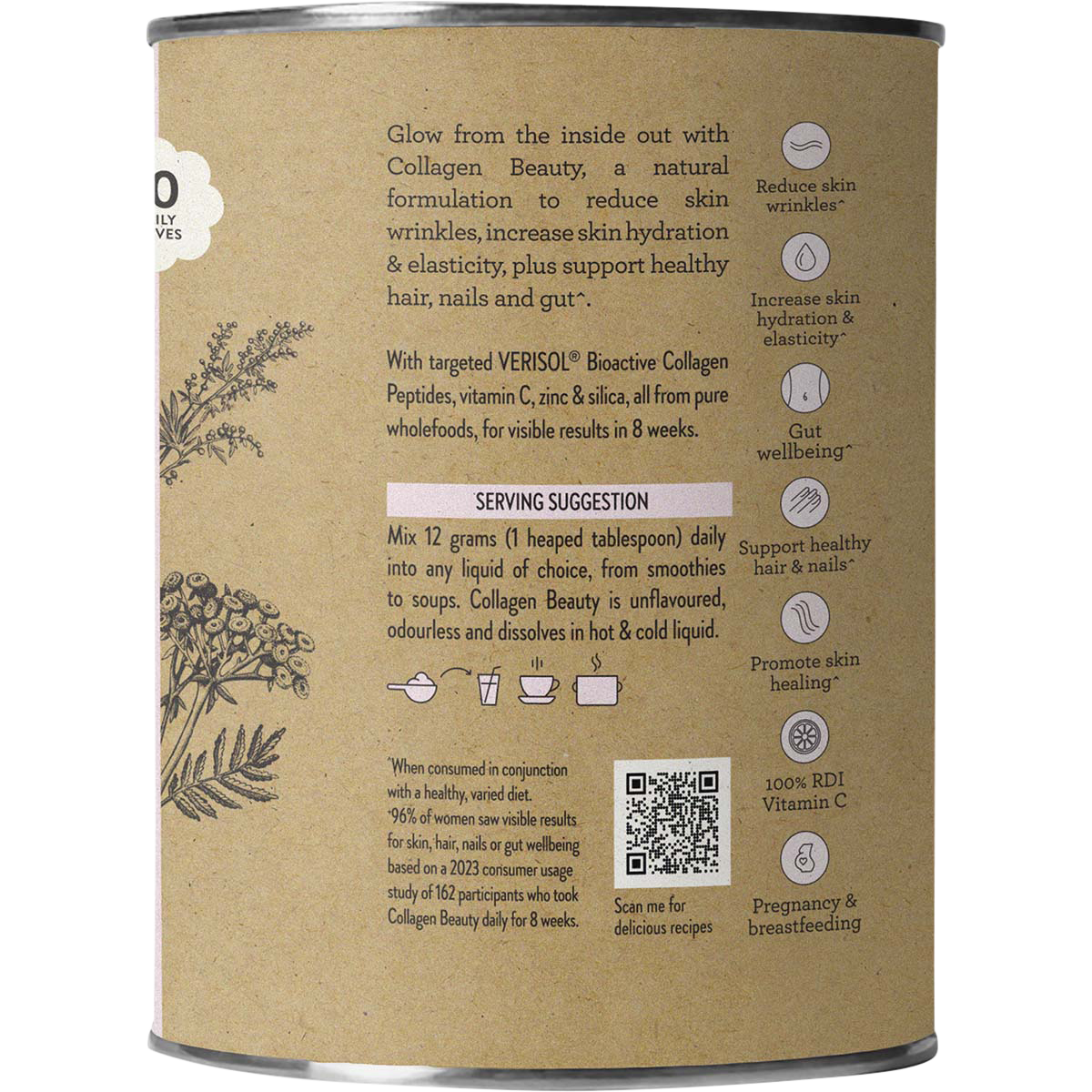 NUTRA NATURALS Collagen Beauty Unflavoured 225g