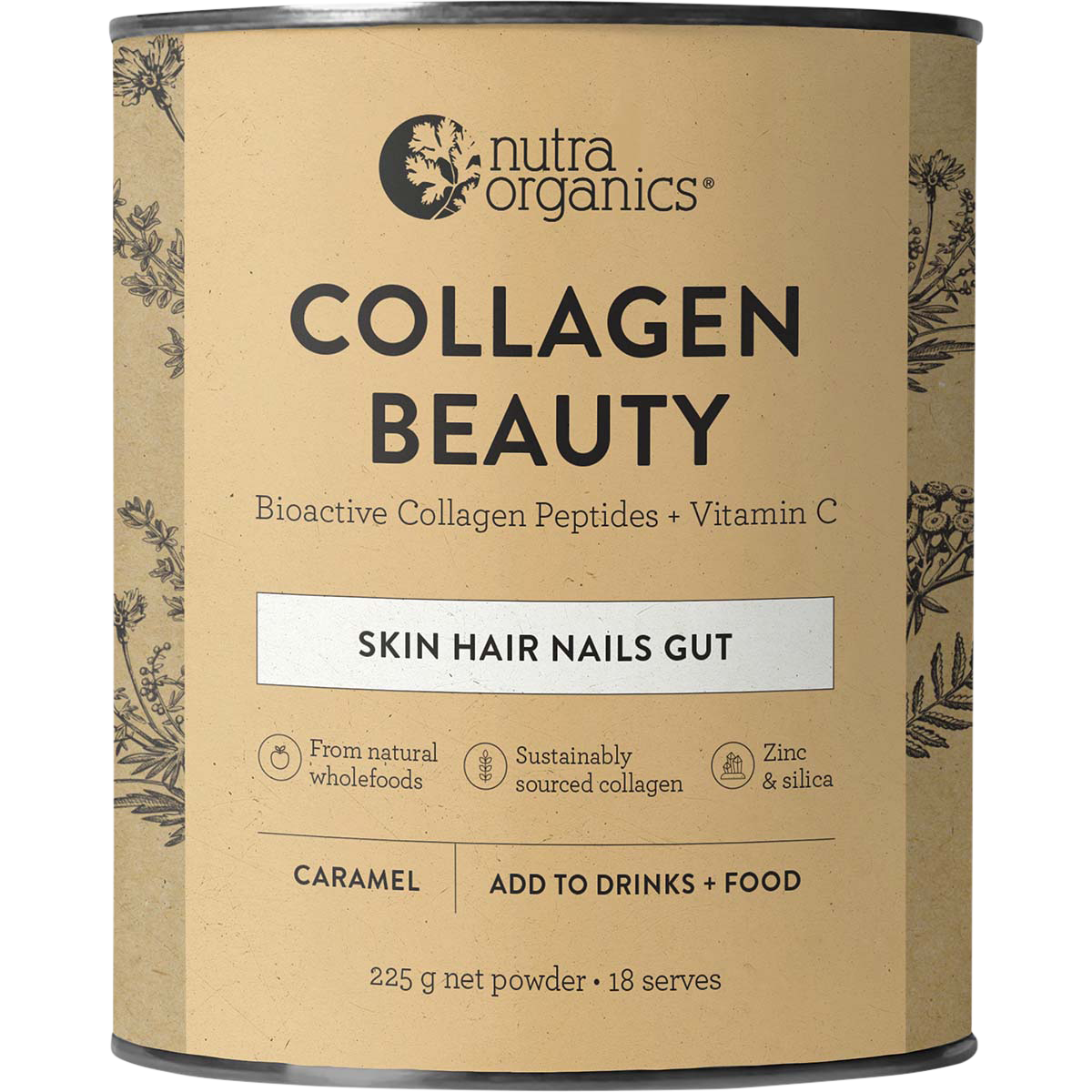 NUTRA NATURALS Collagen Beauty Caramel 225g