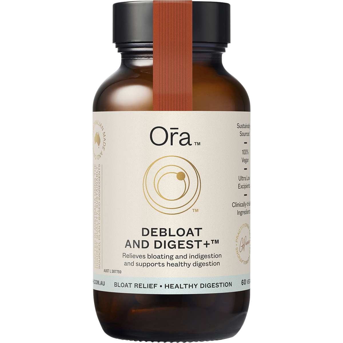 ORA HEALTH Debloat and Digest 60 Caps