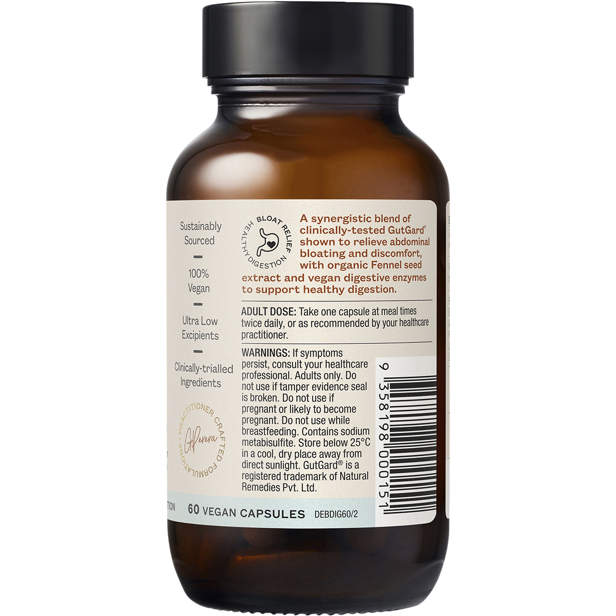 ORA HEALTH Debloat and Digest 60 Caps
